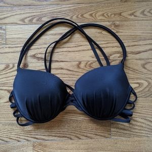 Push-up Strappy Cross Back Bikini top